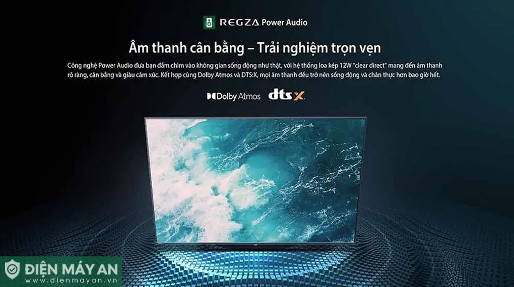 Smart Tivi QLED Toshiba AI 4K 65 inch 65M450RP